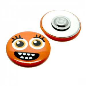 32 mm kerek mágneses kitűző